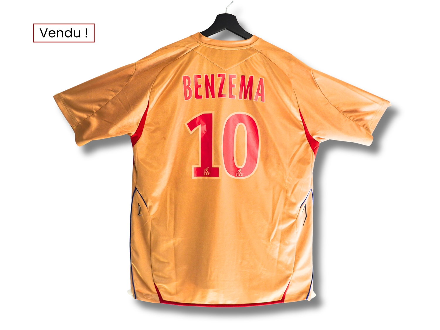 Maillot Olympique Lyonnais Extérieur 2007/2008 BENZEMA 10 - XL