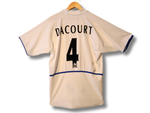 Flocage officiel Premier League Dacourt numéro 4 dos maillot Leeds