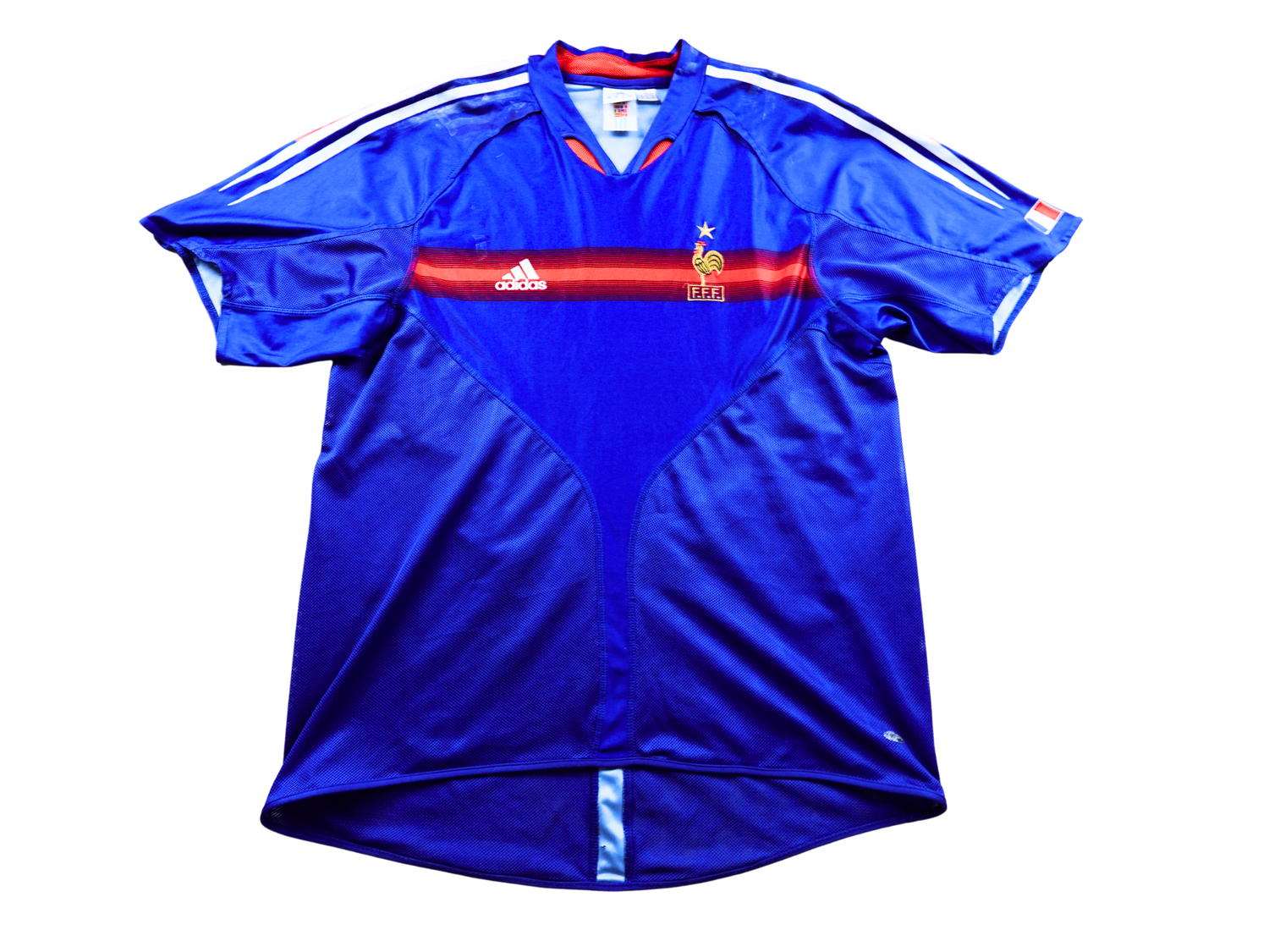 Maillot domicile Équipe de France 2004 2005 bleu Adidas