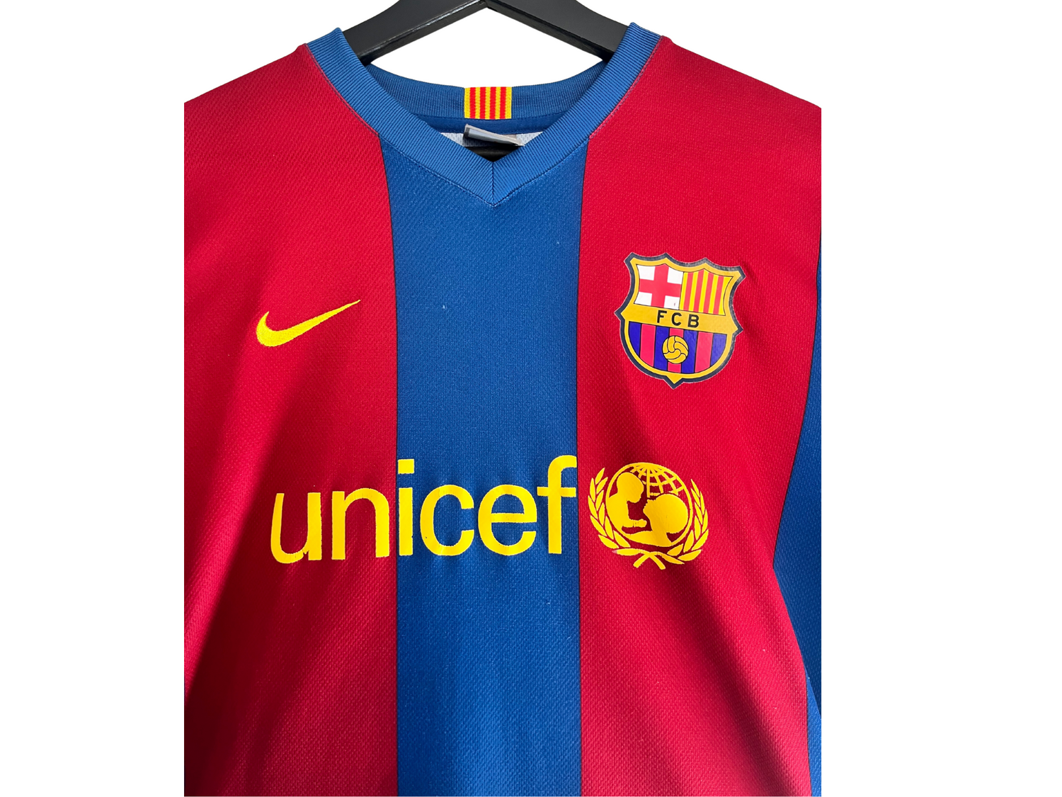 Maillot vintage FC Barcelone 2007/2008 Ronaldinho 10 domicile – PlayerStore