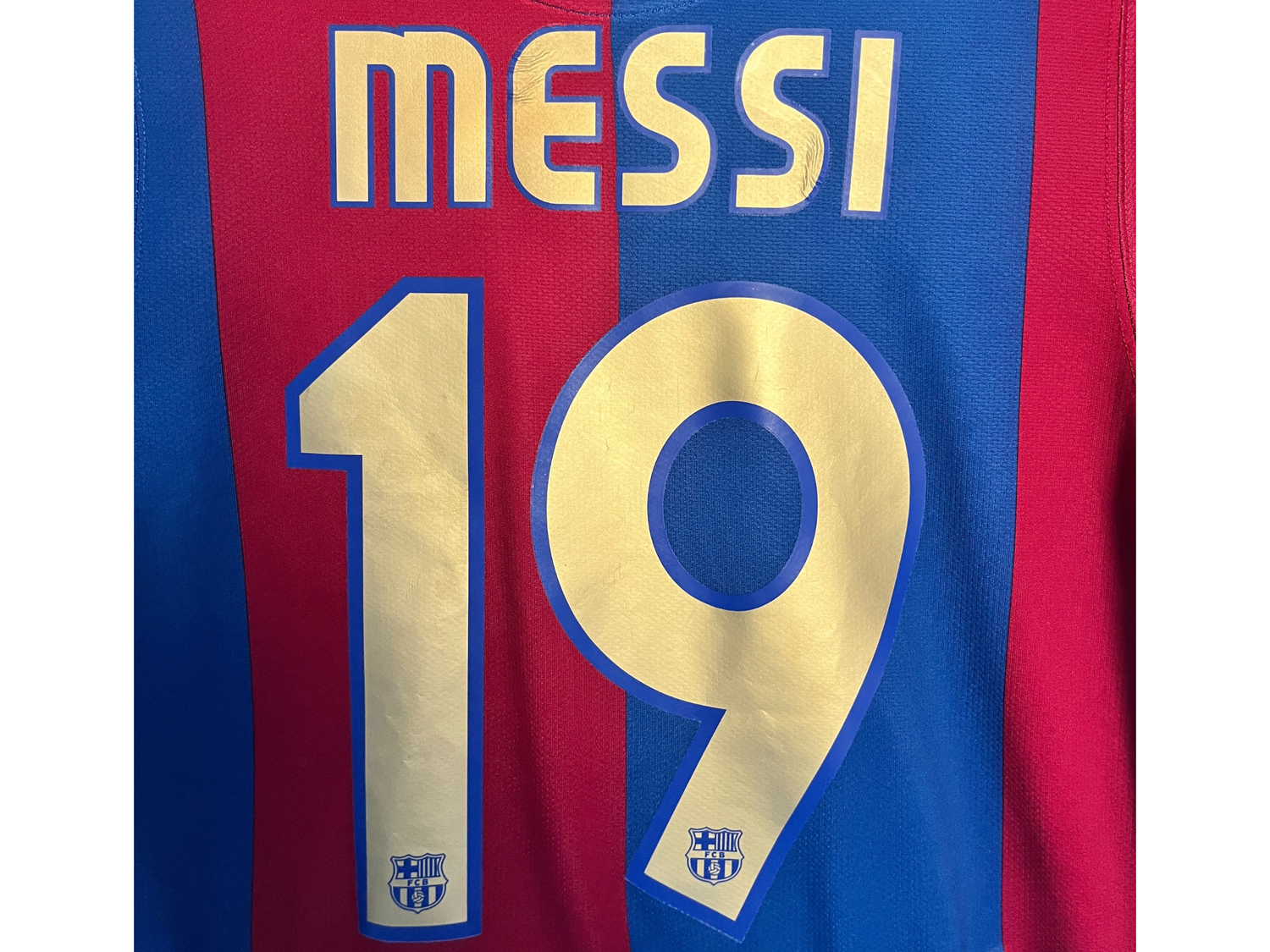 Maillot vintage FC Barcelone 2006/2007 Messi 19 domicile – PlayerStore
