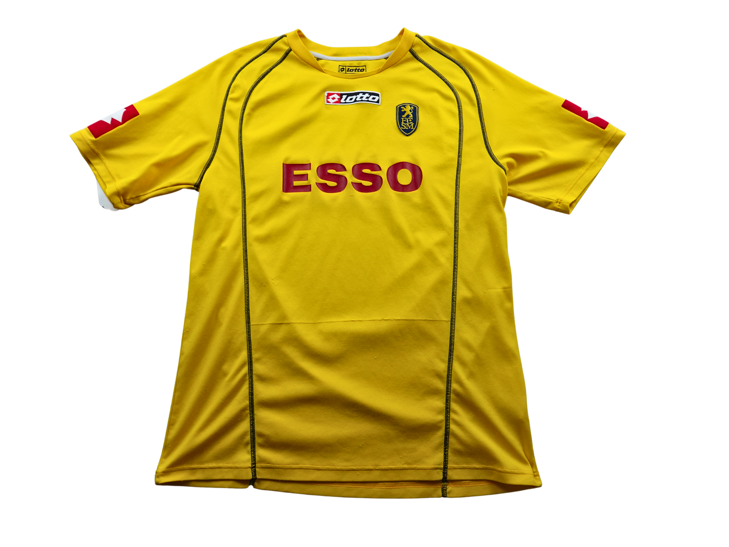 Maillot third FC Sochaux Montbéliard 2013 2014 jaune Lotto