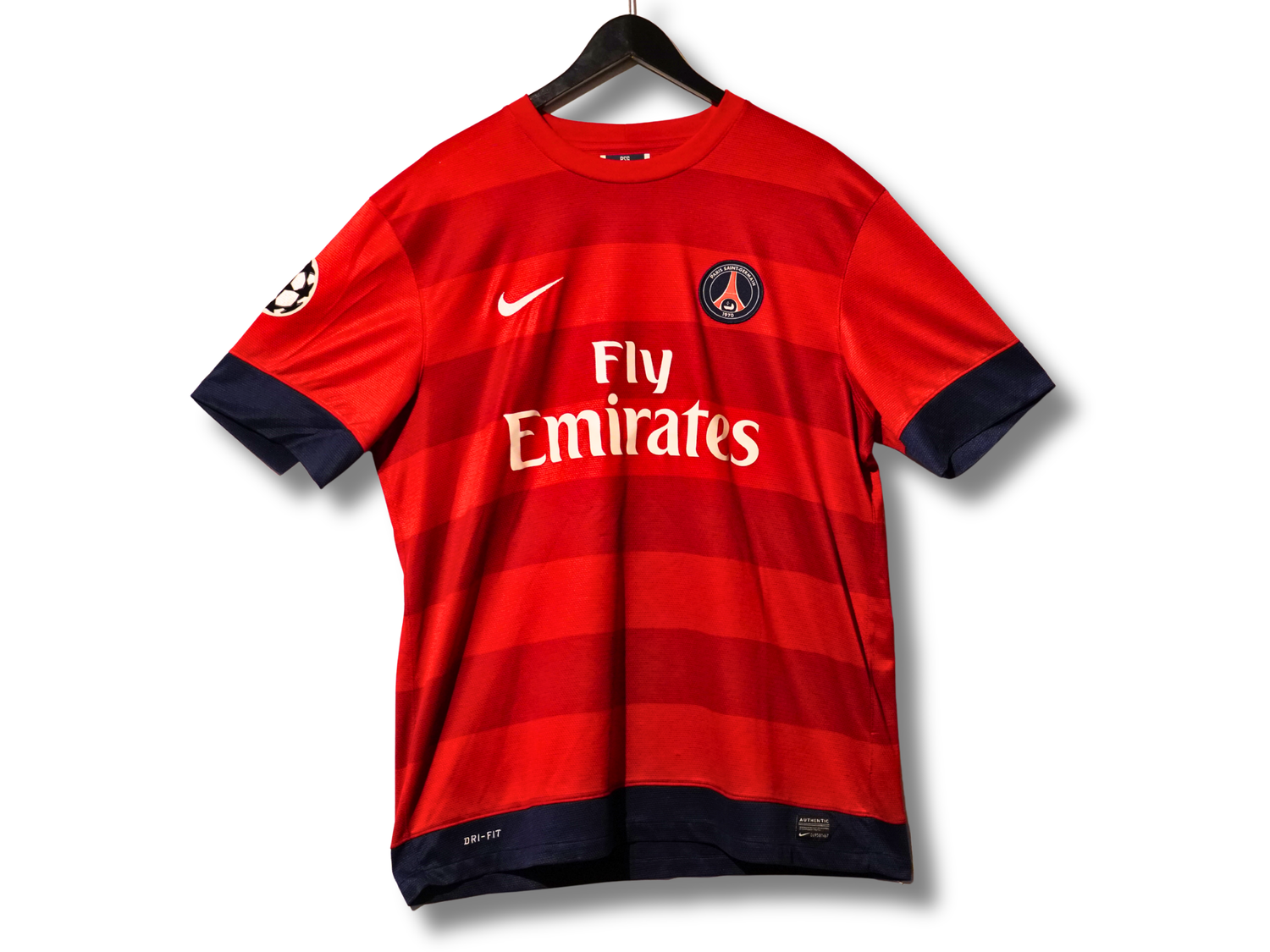 Maillot PSG extérieur rouge 2012-2013 Ibrahimovic 18 taille L