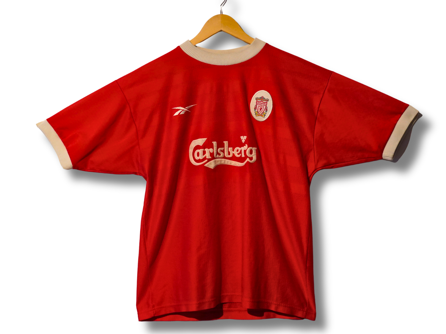 Maillot Liverpool domicile rouge 1998-1999 Reebok McManaman taille L