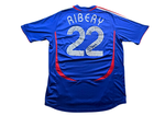 Flocage officiel blanc Ribéry numéro 22 dos maillot France 2006