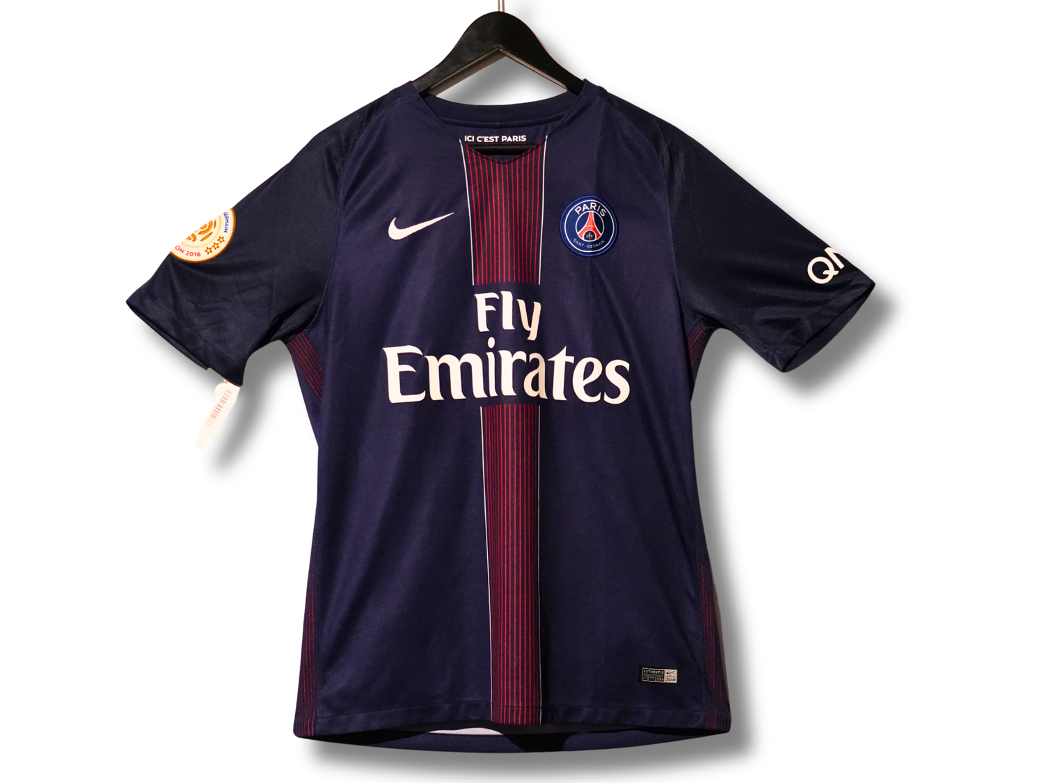 Maillot PSG domicile 2016-2017 bleu nuit Nike taille M