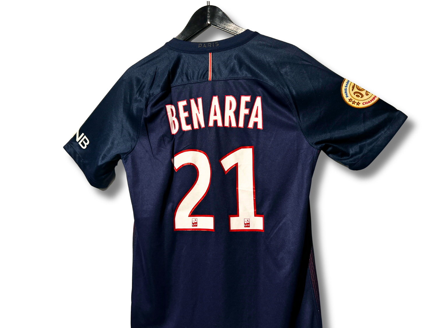 Flocage officiel Ben Arfa numéro 21 dos maillot PSG