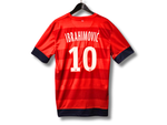 Flocage Ibrahimovic 10 dos maillot PSG rouge neuf