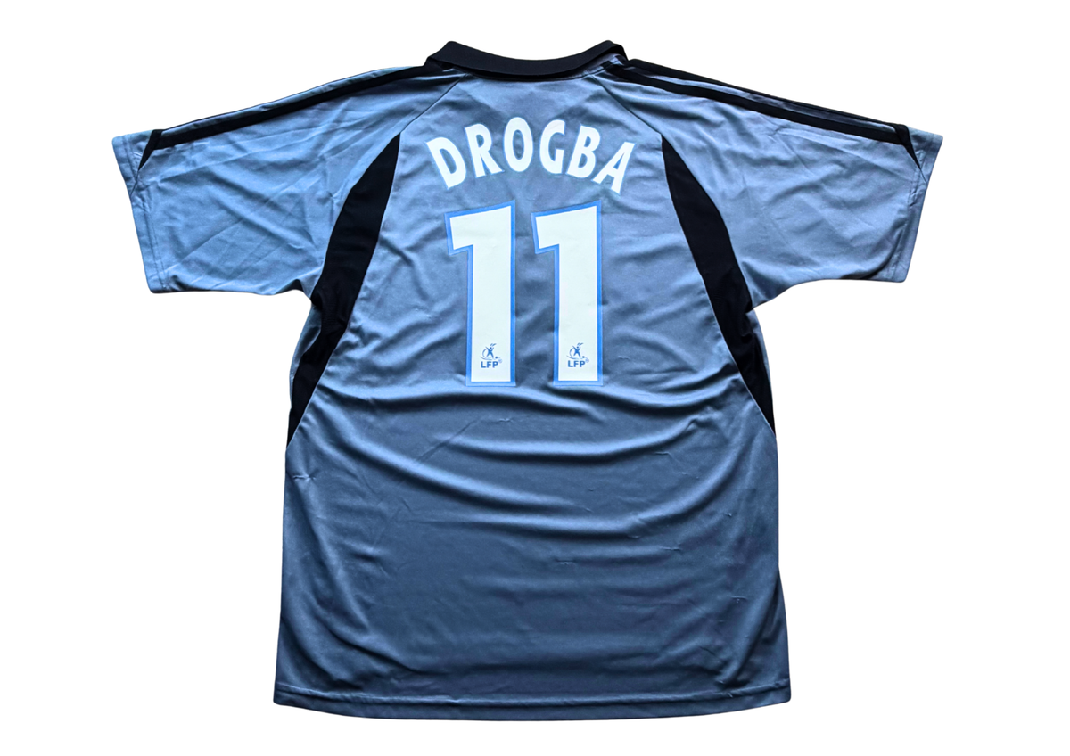 Flocage officiel Drogba numéro 11 dos maillot OM 2004