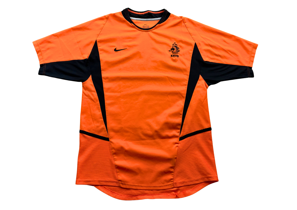 Maillot Pays-Bas domicile orange et noir 2002-2004 Nike taille S