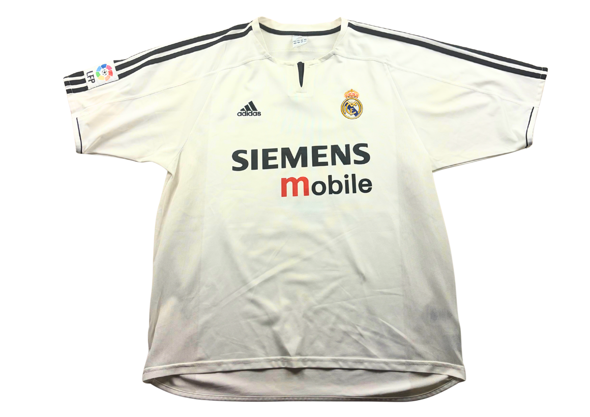 Maillot Real Madrid domicile blanc 2003-2004 Adidas Zidane taille M